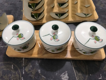 Hũ mứt tết 3 vẽ nhụy sen